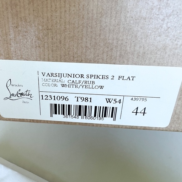 Christian Louboutin Men's VarsiJunior Spikes 2 Leather Low-Top Sneakers - Picture 11 of 11